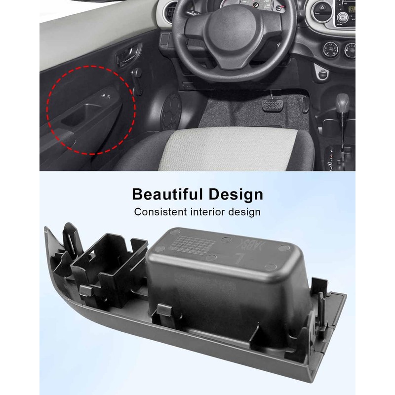 Front Left Door Window Switch Panel Bezel Trim Fit for