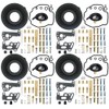 4-Pack Carburetor Rebuild Kit Carb Repair Kits with Diaphragm Replacement
