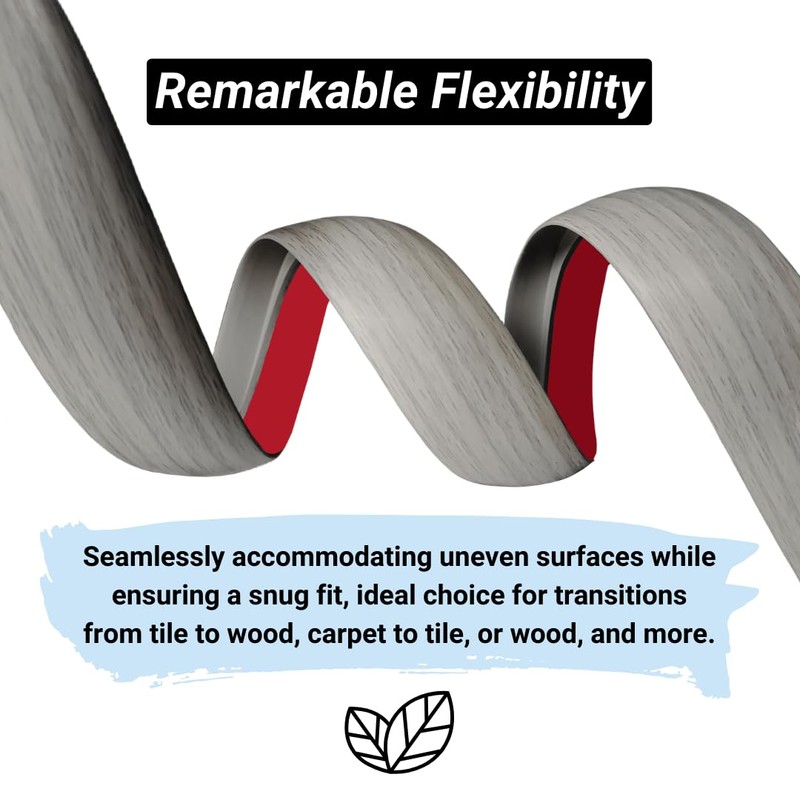 Maxiroc Floor Transition Strip Self Adhesive Carpet Wood Tile Vinyl
