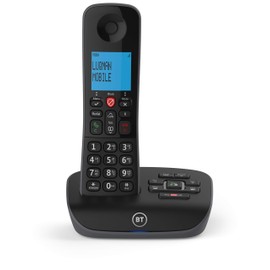 BT Essential Cordless Landline House Phone with Nuisance Call Blocker, Digital Answer Machine, Single Handset Pack (Renewed)