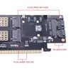 ChenYang M.2 NVME to PCIe 3.0/4.0 X16 ＆ SATA/MSATA SSD