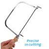 Mipcase 2 Sets Mini U Shape Coping Saw with Wooden