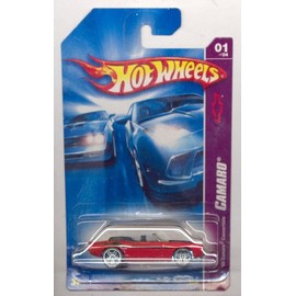 Hot Wheels 2007-041/180 Camaro 01/04 RED '69 Camaro Convertible 1:64 Scale