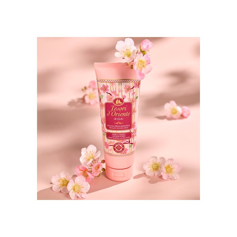 Tesori d'Oriente Shower Cream (Body Wash) 250ml Ikigai (Cherry Blossom)