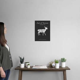 CANVAS ON DEMAND Butchery Venison Wall Decal, Artwork