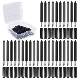 Eyryfui 30Pcs Deep Cut Blades for Cricut Maker 3/Maker/Explore 3/Explore Air 2/Air/One/Venture, Cutting Blades for Slicing, Glitter Vinyl, Cardstock, Faux, Adhesive Foil, Vellum (Black 30pcs)
