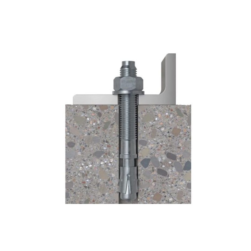 AHC K-ZYTB1280B5 M12 x 80 mm Through Bolts - Zinc
