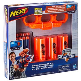 NERF Upgrade Kit: 3 Shells, 9 Darts, Shell Holder