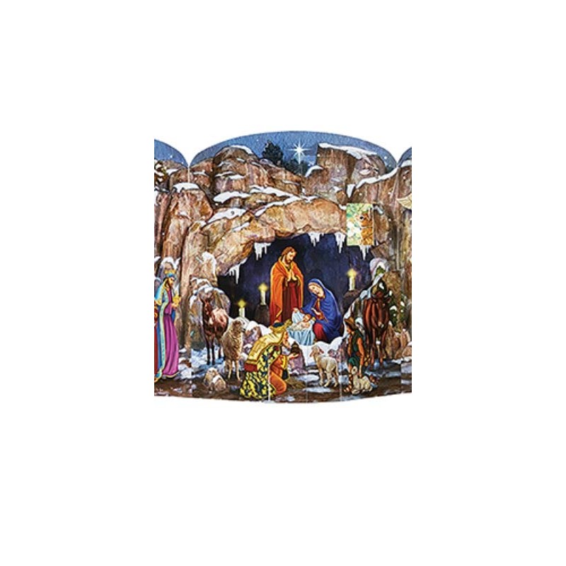 Needzo 2024 Nativity Advent Calendar O Holy Night, 8 3/4