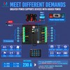 MICTUNING 12 Gang Switch Panel P1S-B12 Blue High Power 6