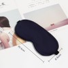 Eye Mask, Airplane, Blindfold (1 Piece, Black), Made of Natural
