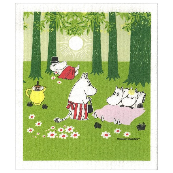 Eocto ecomfortHouse Sponge Wipe, Moomin Forest, 1 Piece