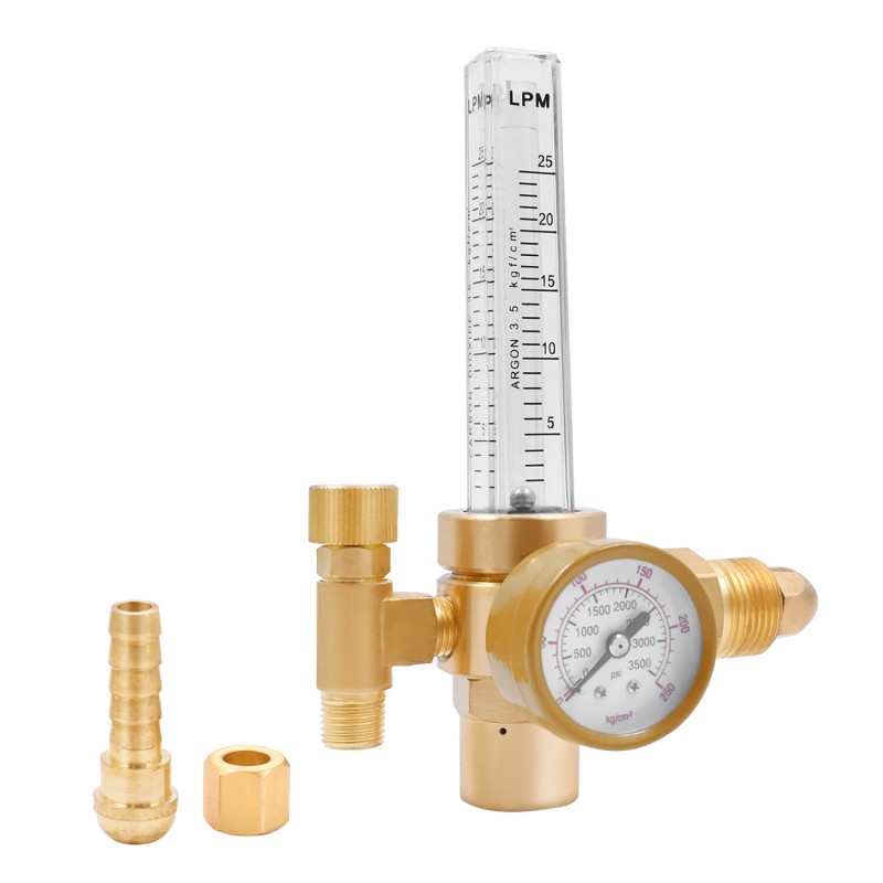 HITBOX Argon CO2 CGA 580 MIG TIG Flow Meter Welding