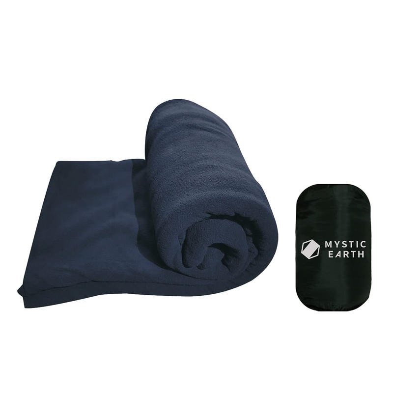 MYSTIC EARTH Sleeping Bag, Envelope Type, Inner Sleeping Bag, Fleece,