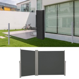 SUDIWEI Accessories Retractable Side Awning Cover (Only Cover，Does not Include Side Awning) Cover Suitable for 63''*236''Retractable Privacy Screen 12''L*6''W*64''H Patio Retractable Awning Cover