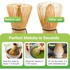 Handcrafted Golden Bamboo Matcha Whisk, Traditional Japanese Chasen Matcha Stirrer
