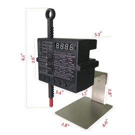 Generic Auto Keyboard Clicker, Mechanical Mouse Clicker, Auto Clicking Tool for DIY Mouse Jiggler Mouse Mover Physical Click, Adjustable Speed, Angle & Position (Black), 6240-999s