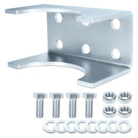 Numano for Round Post Adapter Brackets Gate Opener AX3R Bolt with Screws to Compatible with Ghost Controls Adapt to 3 inch Round Steel PostsAutomatic Gate Opener Systems