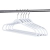 Quality Hangers 50 Pack Non-Velvet Plastic Hangers for Clothes -