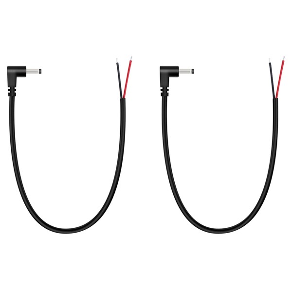 Fancasee (2 Pack) Replacement 3.5mm x 1.35mm 90 Degree Right