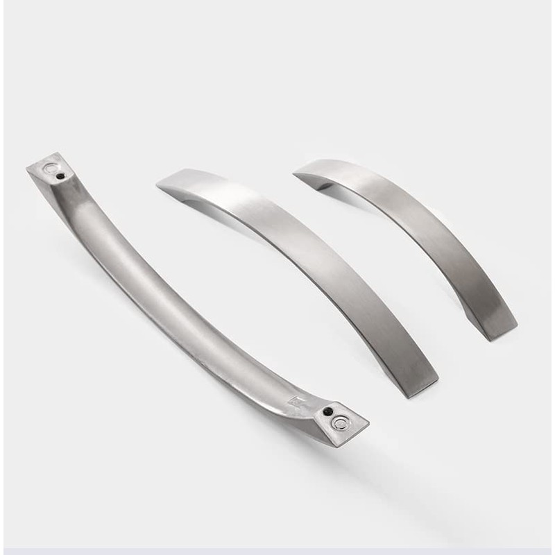 MARGUERASW 6 Piece Modern Chrome Brushed Nickel T-Shaped Kitchen Cabinet