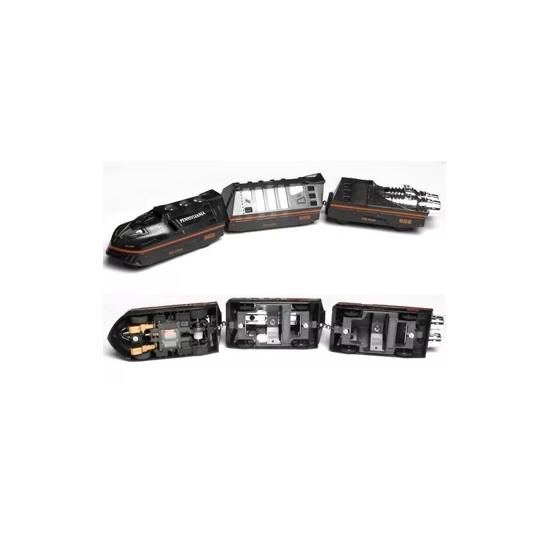 TYCO 1989 TYCO 440-X2 Wide Pan PENNSYLVANIA TURBO 3pc TRAIN