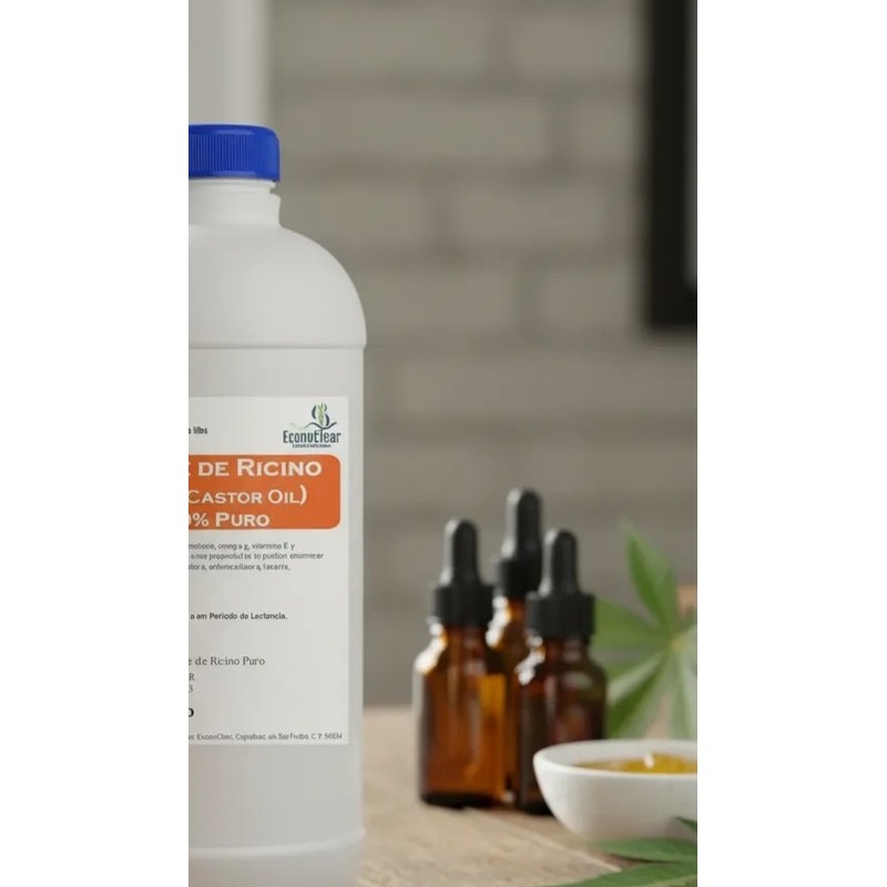 Aceite De Ricino Usp 100 Puro Prensado En Frio 450