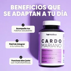 Cardo Mariano, NAC y Ácido Alfa Lipoico de Homodeus, 180 Cápsulas Veganas