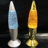 Riaxuebiy Classic LED Lava Lamp USB Rocket Sparkling Lamp Multicolor