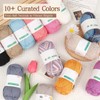 Reessy 100% Cotton Yarn for Crochet and Knitting, 6 Skeins