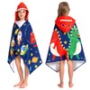 OLAOLA Kids Hooded Bath Towels, Soft Absorbent Beach Towel Swimming