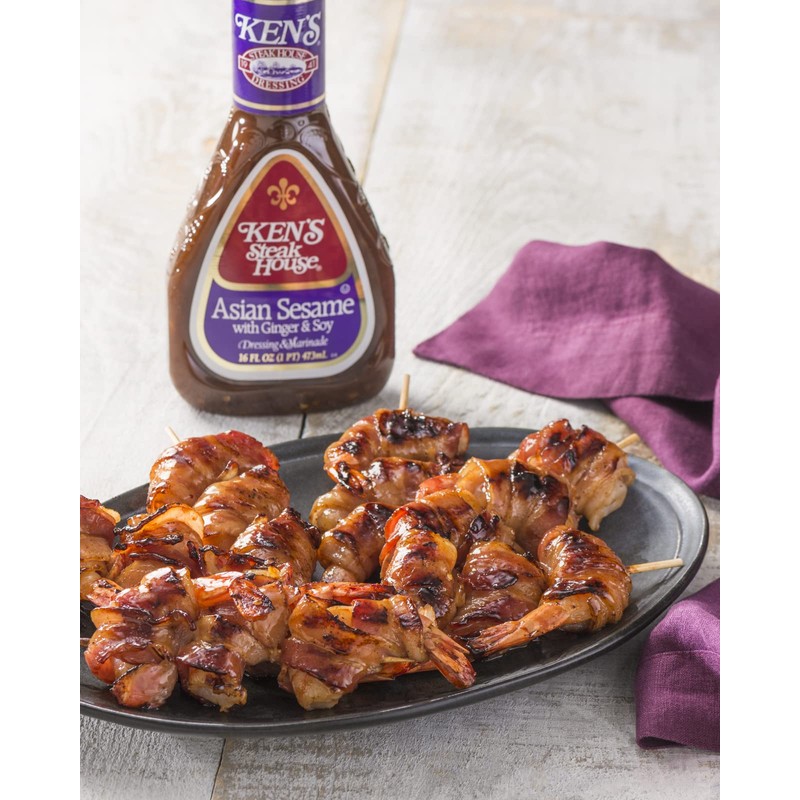 Ken's Steak House Asian Sesame with Ginger & Soy Dressing,