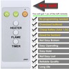 Replacement Remote Control for Pasapair Infrared Patio Heater SF713A(with Oversized