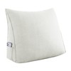 Johnear Triangular Headboard Pillow Daybed Wedge Pillow Cotton Linen Large