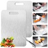 Megecy Titanium Cutting Board - 2 pack Titanium Cutting Boards