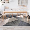 HOMFINE Washable Modern Area Rug - Geometry Style 5x7 Rugs
