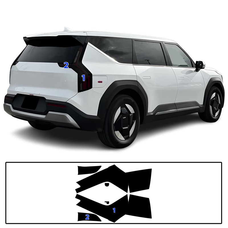 BOGAR TECH DESIGNS Full Headlight Taillight Tint Kit Compatible with