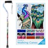 NOVA Designer Walking Cane with Offset Handle, Lightweight Adjustable Walking