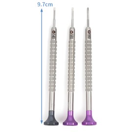 10 PCS Watch Screwdriver Set, Jewelers Precision Slotted And Phillips Screwdrivers, Watch Repair Tool Kit for Watchmaker, Eyeglass Repairing, Extra Replace Blades