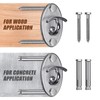 SELEWARE 3 Pack Heavy Duty Stainless Steel Wall Anchors for