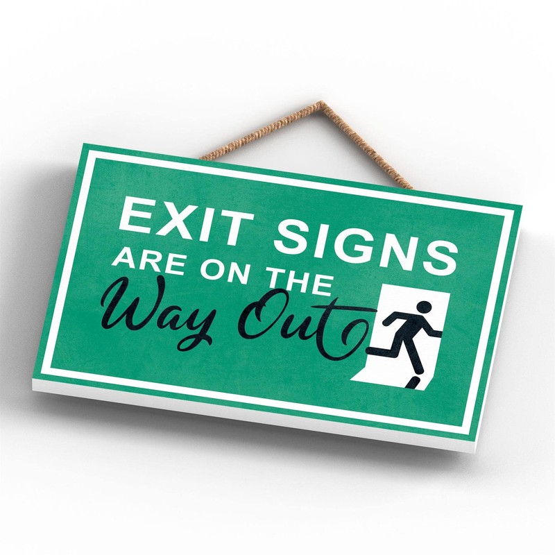 Global Designs Exit Signs Are On The Way Out, Stick
