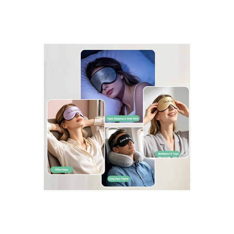 Sleep Mask Travel Case, Compact Lightweight Accessory for Travel and