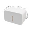 Toilet Paper Roll Box Cover Waterproof Punch Free Prevent Corrosion
