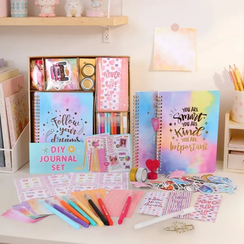 Kit De Diario Para Niñas Agendas Diy Juego De Albumes