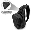 G4Free Tactical EDC Sling Bag Pack with Adjustable Holder Sling