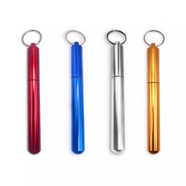 Unbranded 4 PACK Smell Proof Premium Aluminum Pill Holder| Airtight Seal | Waterproof