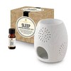 Amphora Aromatics Sleep Aromatherapy Kit - with Style 2 traditional burner.