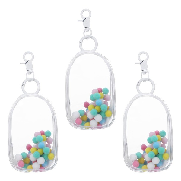 Clear Doll Display Bag Keychain Portable Hanging Figure Storage BagMystery