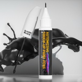 Touch Up Paint for Cars(Silver Black), Automotive Car Touch Up Paint Pen, Two-In-One Car Paint Scratch Repair, Car Scratch Remover for Deep Scratches, Special-Purpose Car Paint.