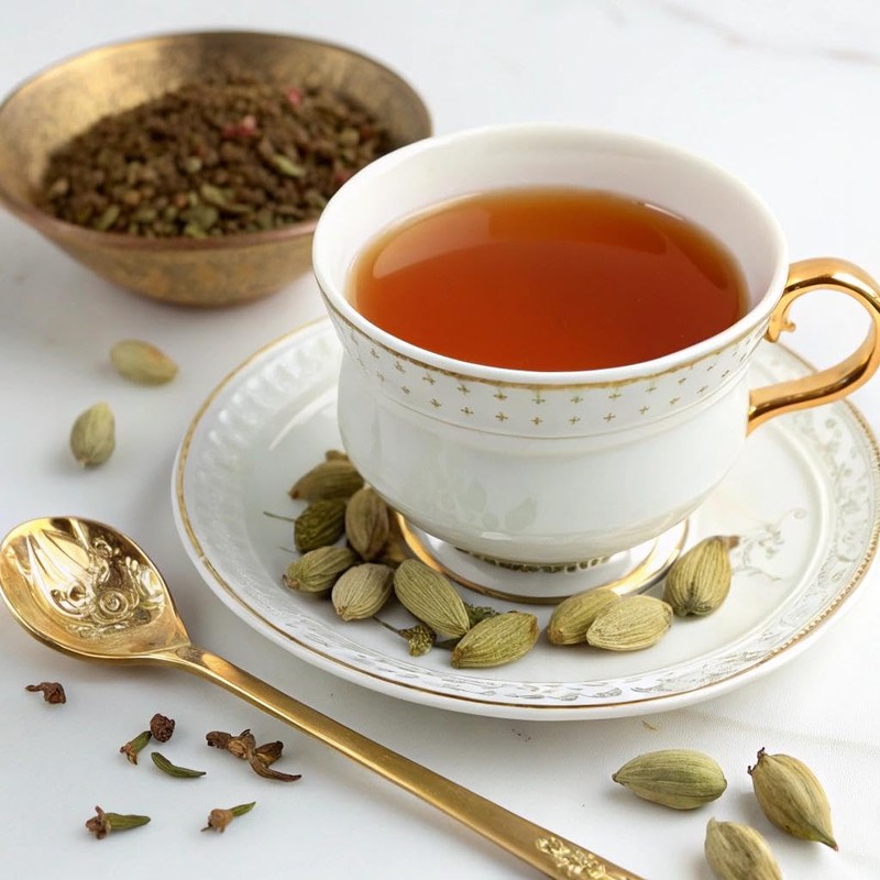 Ahmad Tea Black Tea, Cardamom Teabags (No Envelopes), 100 ct